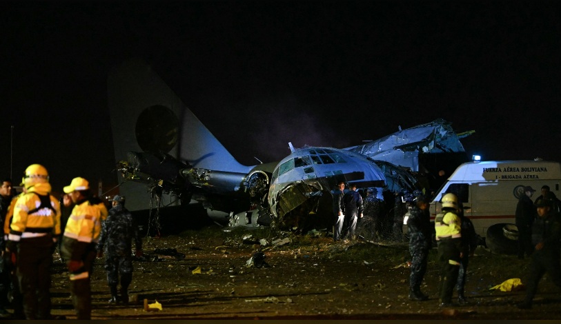  بوليفيا.. قتلى في حادث تحطم طائرة شحن بعد إقلاعها
