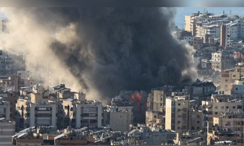 الكيان الصهيو.ني يضرب ضاحية بيروت.. وحز.ب الله يُطلق المُسيرات