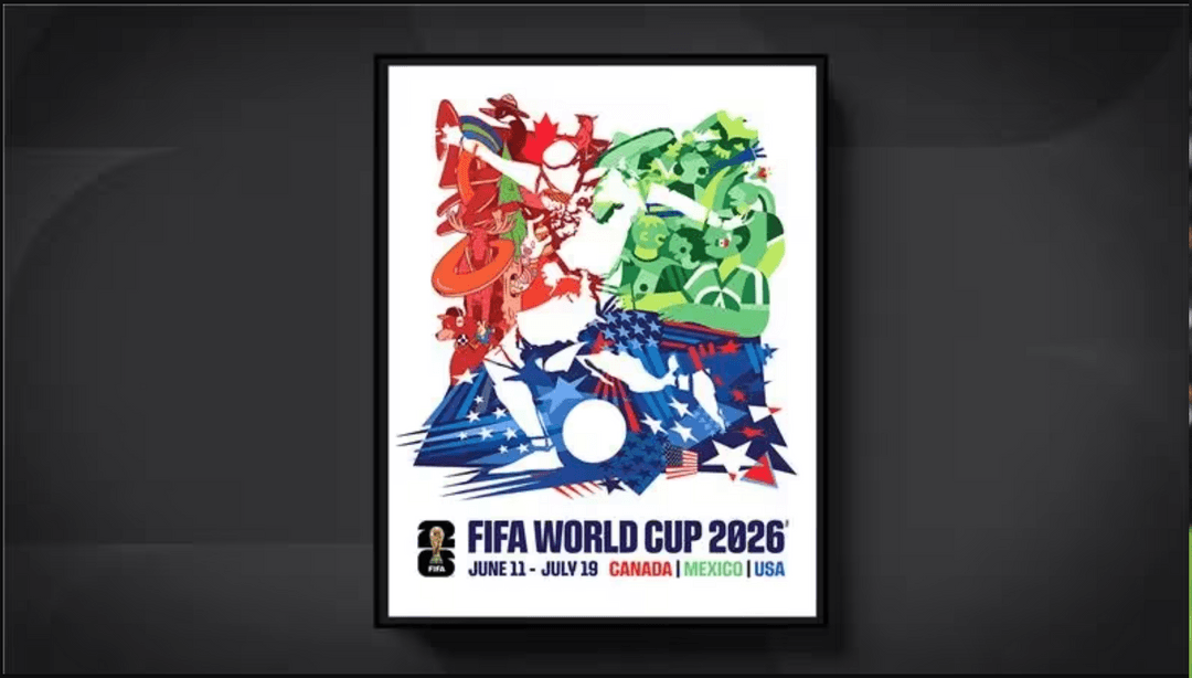 مونديال 2026.. الكشف عن الملصق الرسمي للمونديال قبل 100 يوم على انطلاق المنافسة