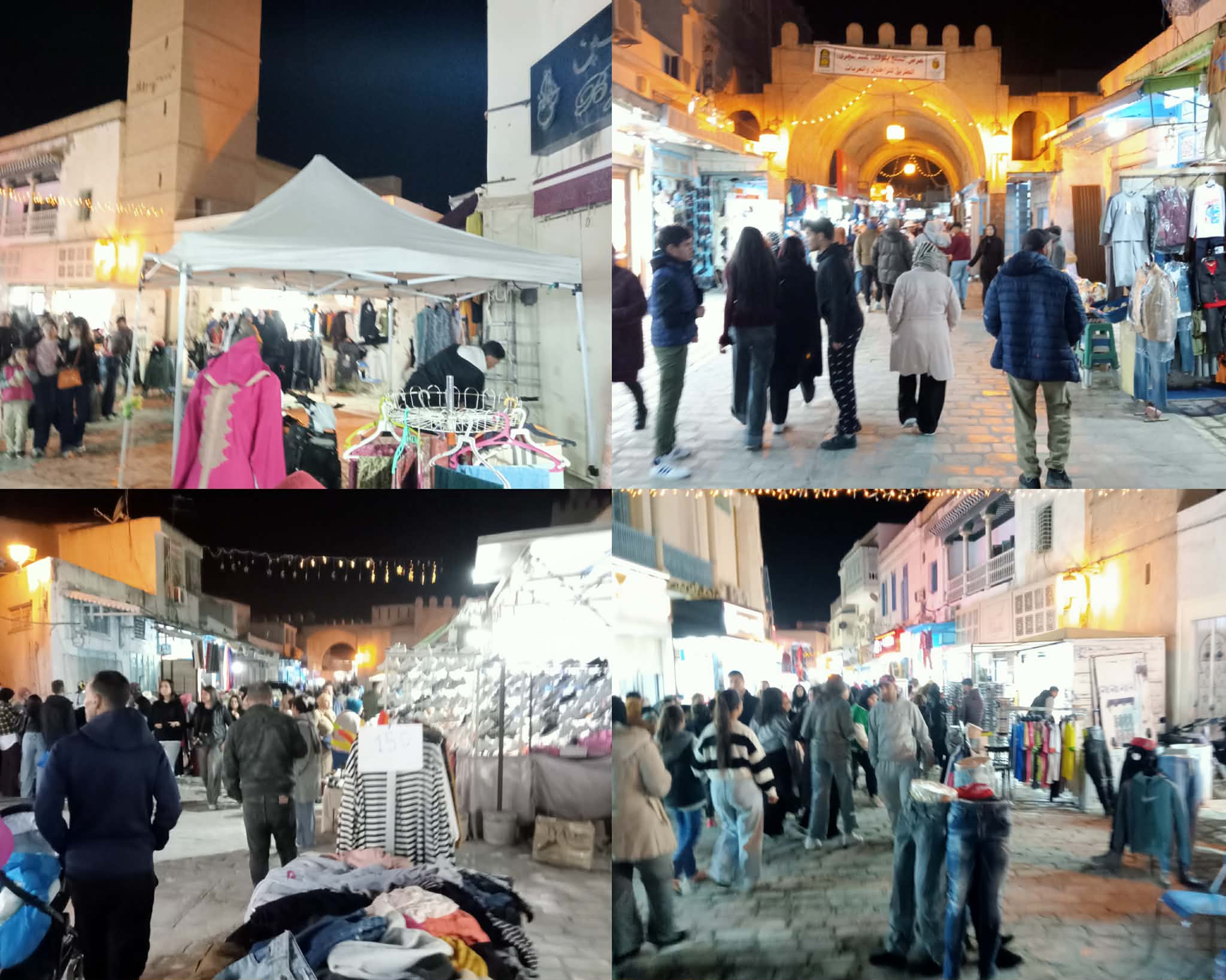 القيروان.. حركة نشطة في سوق المدينة العتيقة مع اقتراب العيد (صور) 