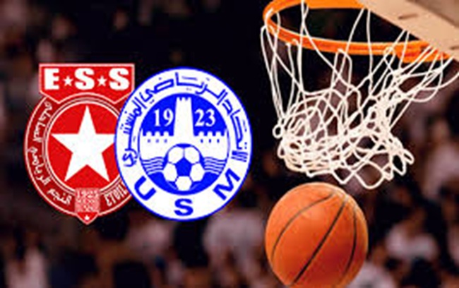 بطولة كرة السلة..مباراة قوية بين الاتحاد المنستيري و النجم الساحلي 