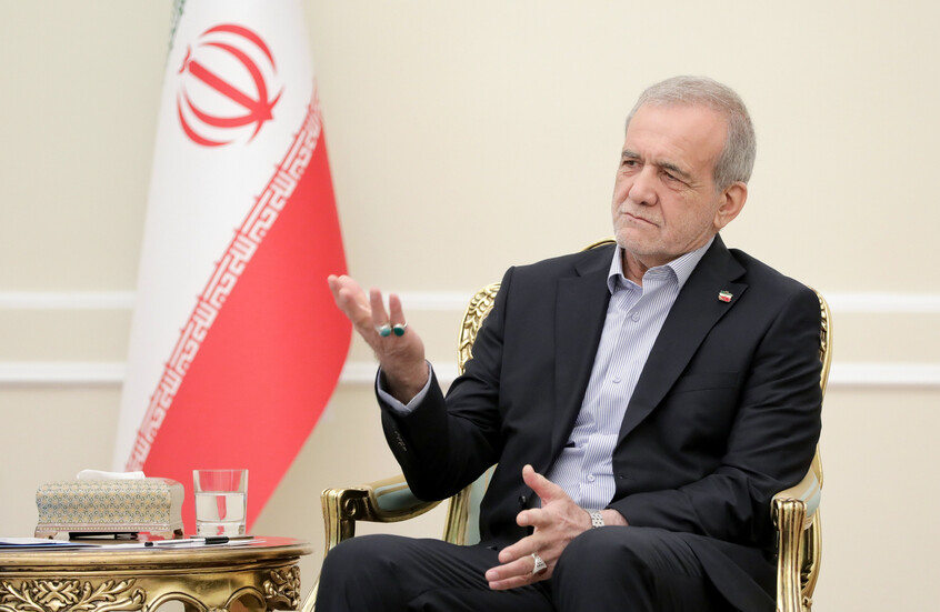 بزشكيان يحدد شروط طهران لخفض حدة التوتر في الشرق الأوسط