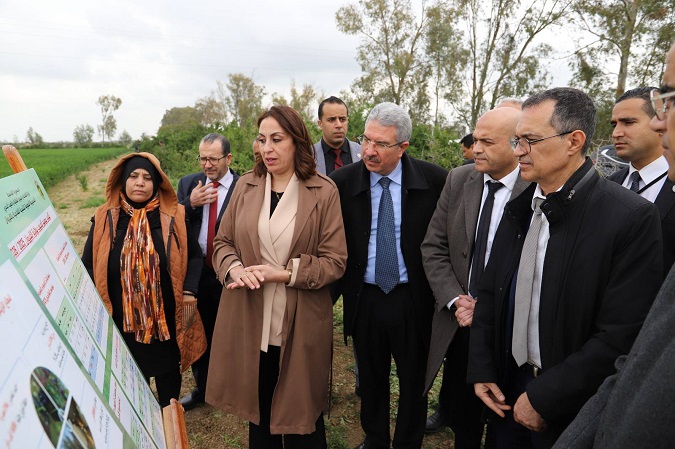 في زيارته إلى القيروان.. وزير الفلاحة يتابع المشاريع التنموية