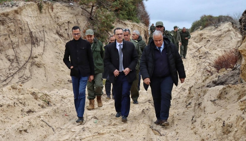  وزير الفلاحة يتابع المشاريع الغابية بولاية نابل