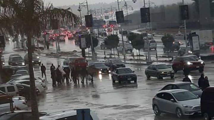 عواصف وسيول تضرب مصر خلال عيد الفطر