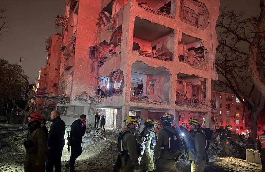 إعلام عبري: 6 قتلى وأكثر من 100 مصاب في حصيلة أولية للقصف الإيراني الصاروخي على عراد