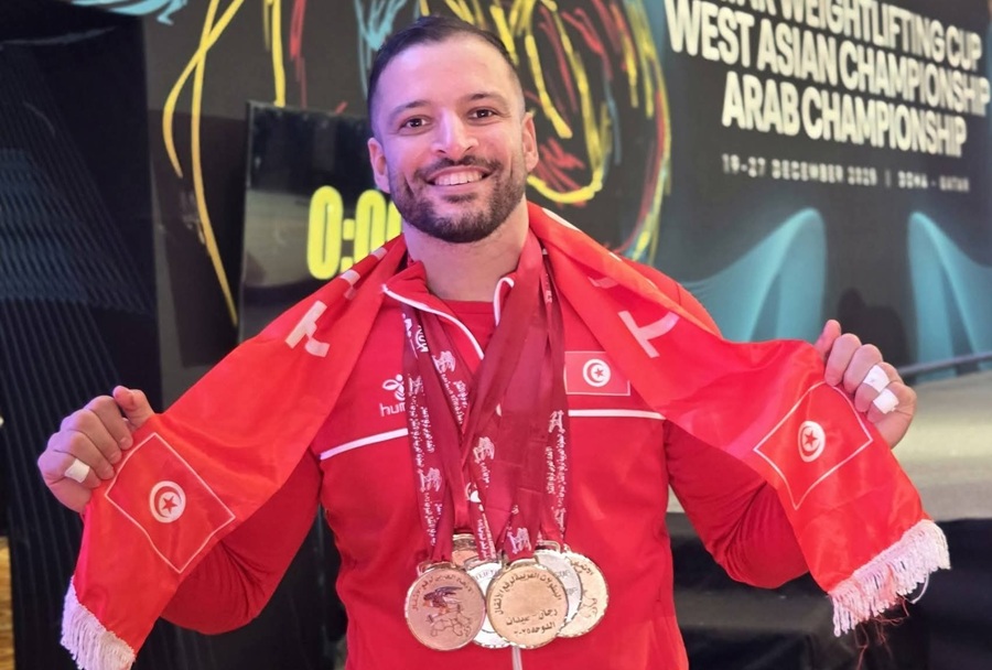 كارم بن هنية يعتزل رفع الاثقال 