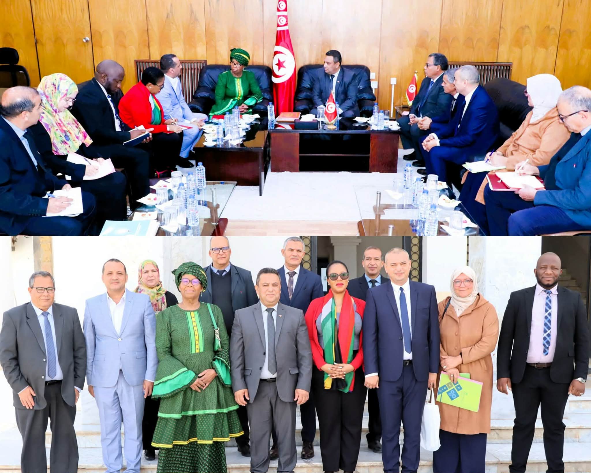 سفيرة جمهورية جنوب افريقيا بتونس تؤدي زيارة لولاية مدنين  