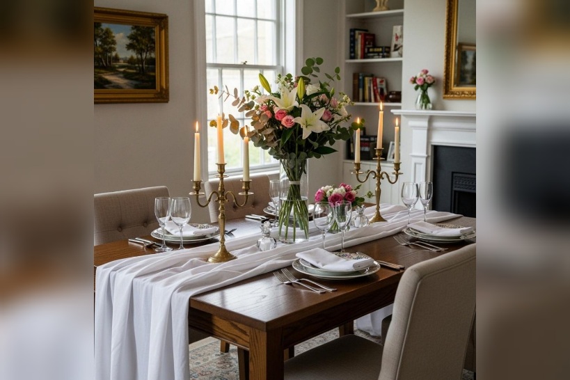 لمسات طبيعية بسيطة تضفي سحرًا على طاولة منزلك