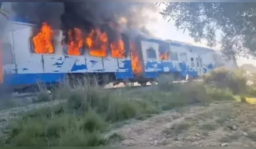 مستجدات حادثة حرق قطار بالقلعة الصغرى .. إصدار 10 بطاقات ايداع بالسجن    