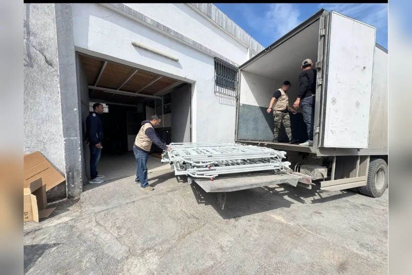  بنزرت..  “القلب على اليد” تهدي أسرّة  طبية الى اللجنة المحلية للتضامن بتينجة