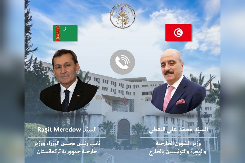 دفع نسق المبادلات وتوطيد العلاقات أبرز محاور محادثة هاتفية بين وزير الخارجية ونظيره بتركمانستان
