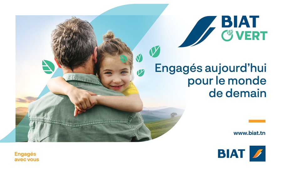 بنك تونس العربي الدولي يُطلق "BIAT O’VERT" ويُعزّز انخراطه في التمويل المستدام