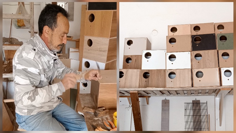 القيروان.. حرفي يصارع اندثار صناعة الأقفاص ويدعو الشباب إلى تعلم المهنة