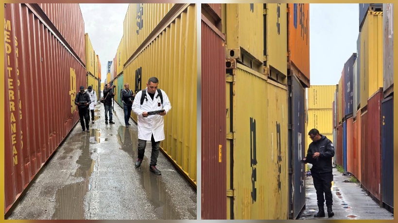 لمكافحة الاتجار غير المشروع وتهريب المواد الخطرة.. عملية مسح للحاويات بميناء رادس 