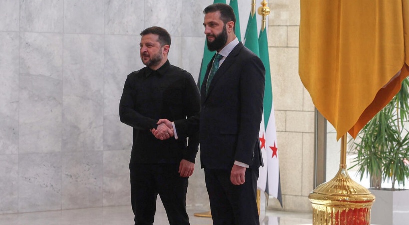 " زيلينسكي" يلتقي الشرع في دمشق