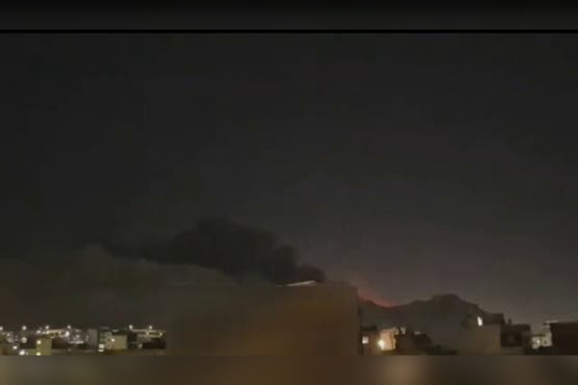 انفجارات وسط أصفهان.. وأضرار في مطار كاشان وسط إيران