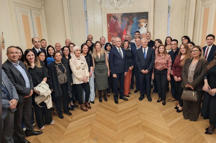  وزير الصحة يلتقي بعدد من كفاءات تونس بفرنسا