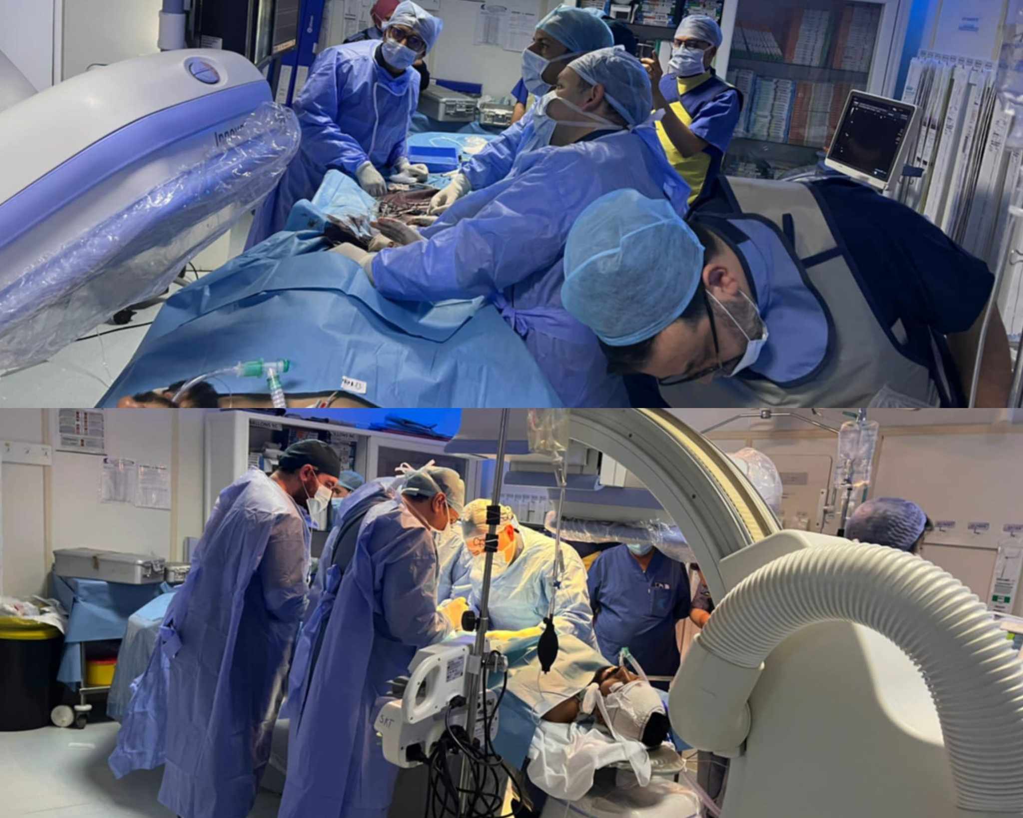 فريق طبي من مستشفى الرابطة يتحول عبر الطائرة إلى جربة لإنقاذ مصاب 