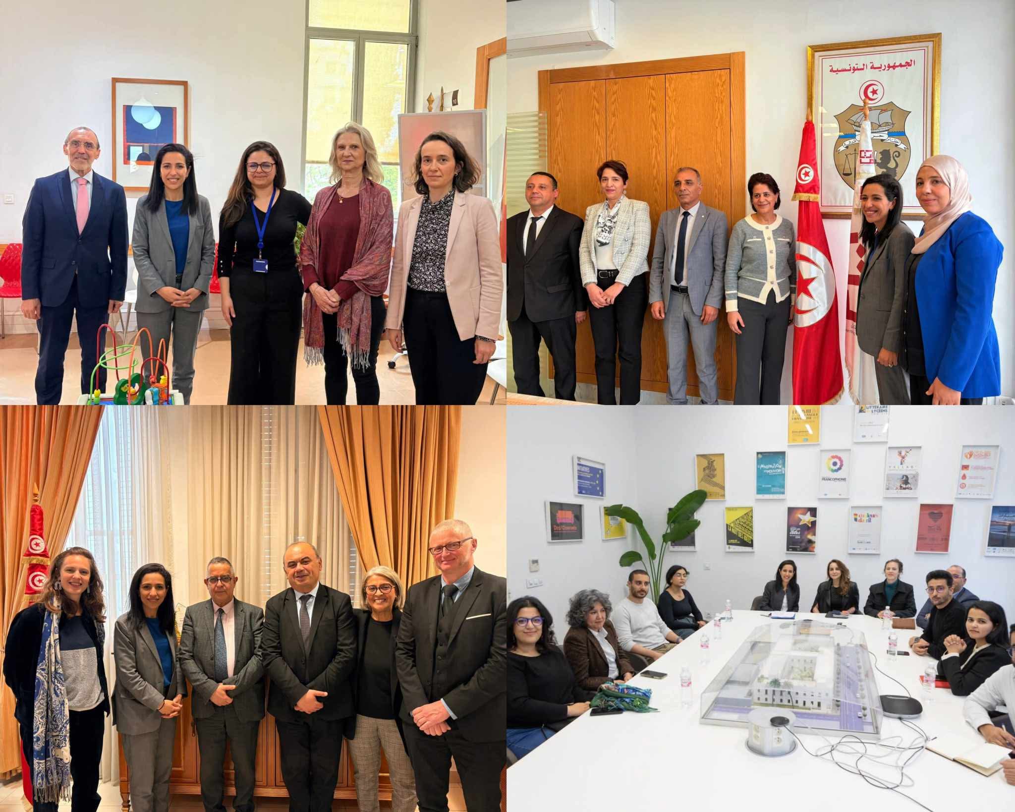 المفوضة السامية لشؤون الطفل تؤدي زيارة عمل إلى تونس