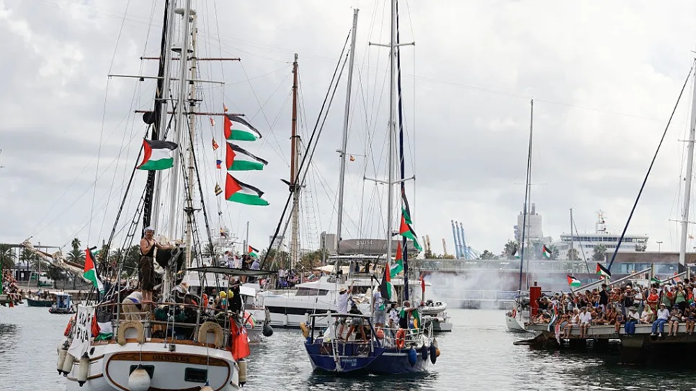 اليوم.. استنطاق عدد من أعضاء "أسطول الصمود"