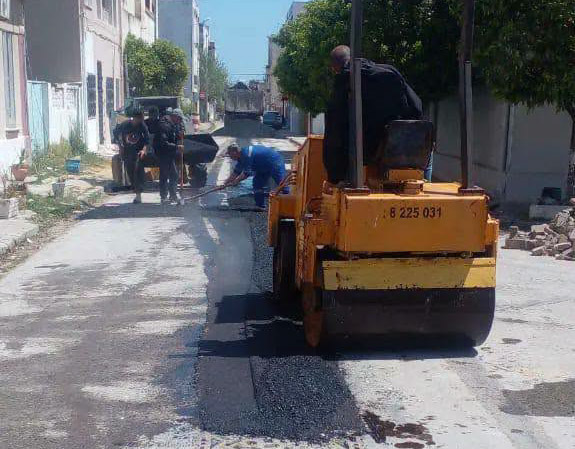منزل بورقيبة.. انطلاق مشروع تعبيد عدد من الطرقات