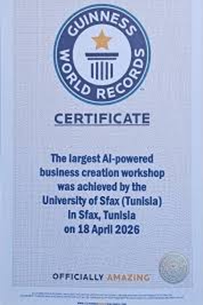 جامعة صفاقس: 300 طالب يدخلون موسوعة غينيس للأرقام القياسية