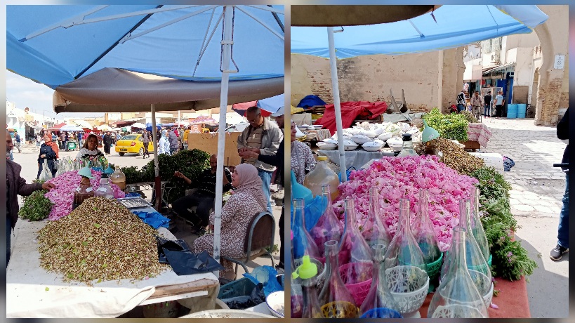 القيروان.. حركة نشيطة بسوق الورد والزهر والعطرشية 