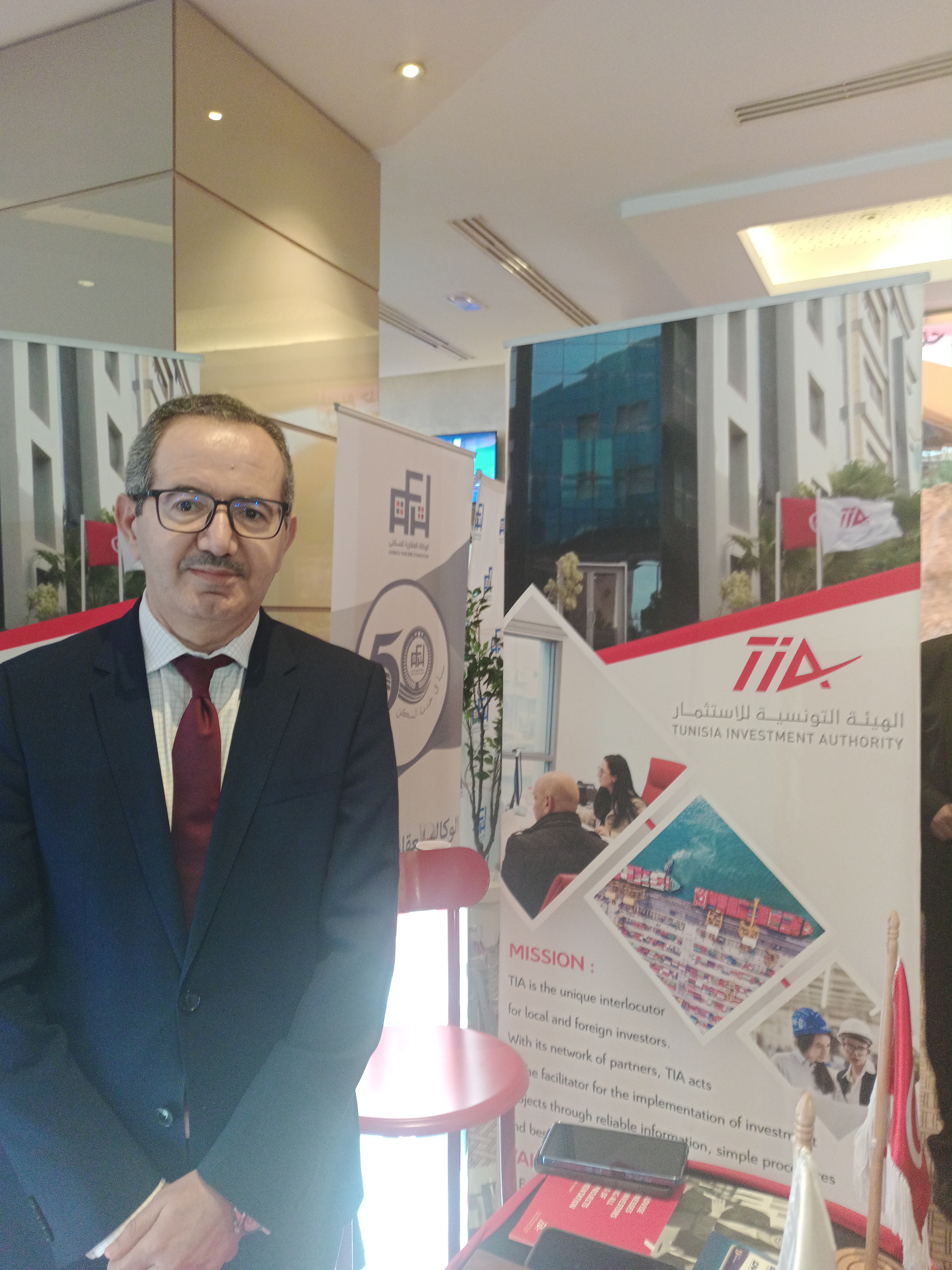 Acting Chairman of the Tunisian Investment Authority: We are working to promote Tunisia's image as..."A safe haven for investments" And as"A crossing bridge between Europe and Africa"