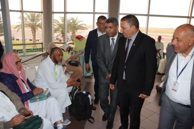 مطار الحبيب بورقيبة الدولي.. توديع أولى رحلات حجيج ولاية المنستير مطار الحبيب بورقيبة الدولي.. توديع أولى رحلات حجيج ولاية المنستير