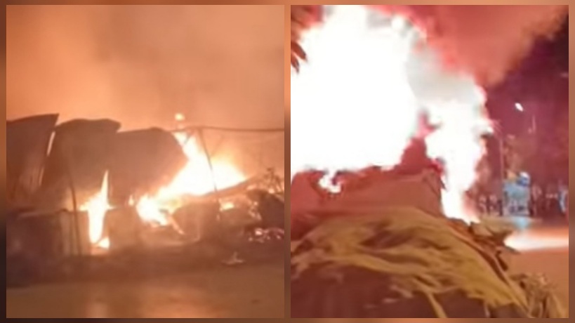دوار هيشر/ منوبة.. حرق "نصب فريب" و الإضرار بعدد من السيارات الخاصة
