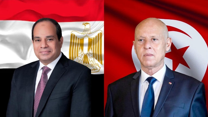 رئيس الجمهوريّة قيس سعيّد ونظيره المصري عبد الفتاح السيسي يتبادلان التهاني بعيد الأضحى