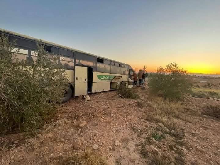 قفصة.. تعرض حافلة نقل خط الرديف- سوسة لحادث مرور