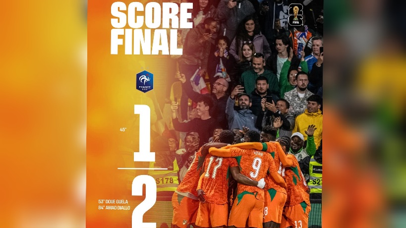  الكوت ديفوار تفوز على فرنسا