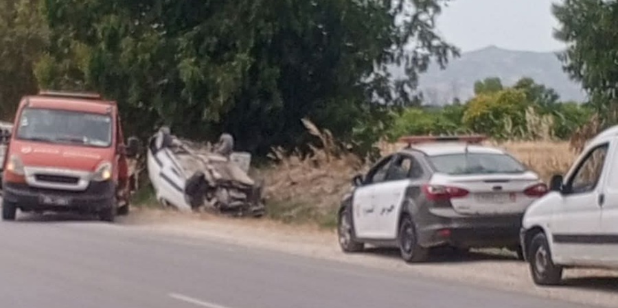 ماطر .. انقلاب سيارة يسفر عن إصابة السائق 