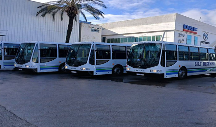 الشركة الجهوية للنقل بمدنين تخصص حافلة لنقل مترشحة لشهادة البكالوريا