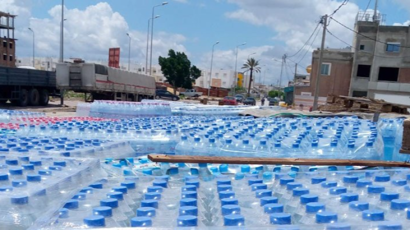 سوسة.. مياه معدنية معروضة في ظروف غير صحيّة