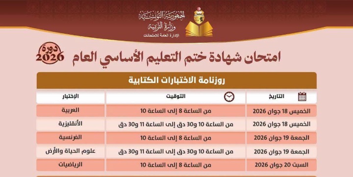 تنطلق الاختبارات اليوم.. أكثر من 32 ألف مترشح لـ"النوفيام"