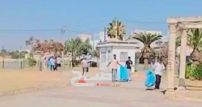 حملة تنظيف واسعة النطاق لمنتزه الدندان