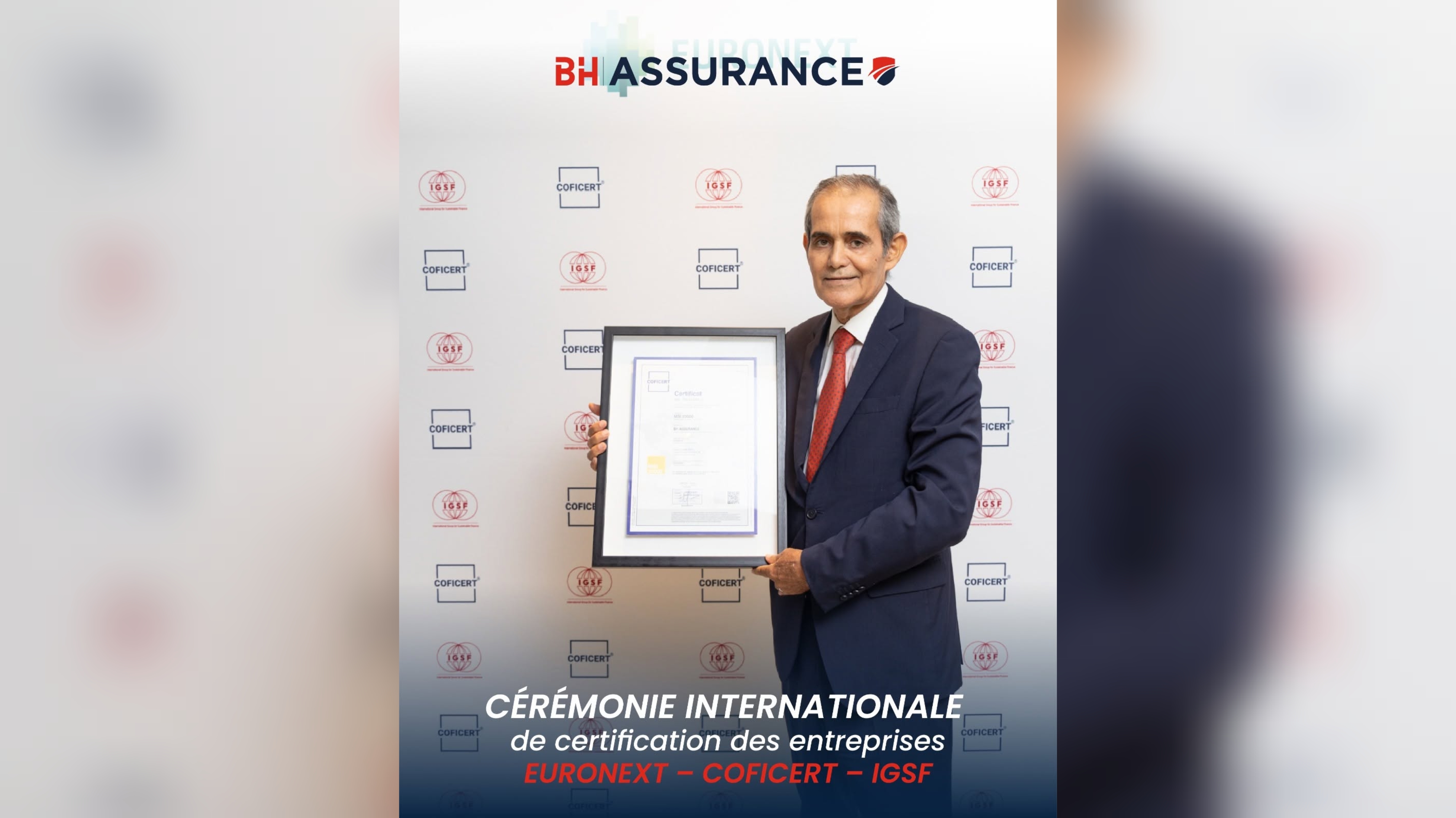 شركة "BH تأمين" تتحصل على شهادة "MSI 20000".. وتُؤكّد تميّزها في مجال الحوكمة المالية