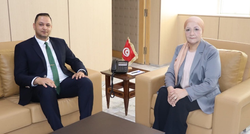 مشاغل المحامين الشبان وتصوراتهم للارتقاء بمرفق العدالة محور لقاء وزيرة العدل برئيس جمعية المحامين الشبان 