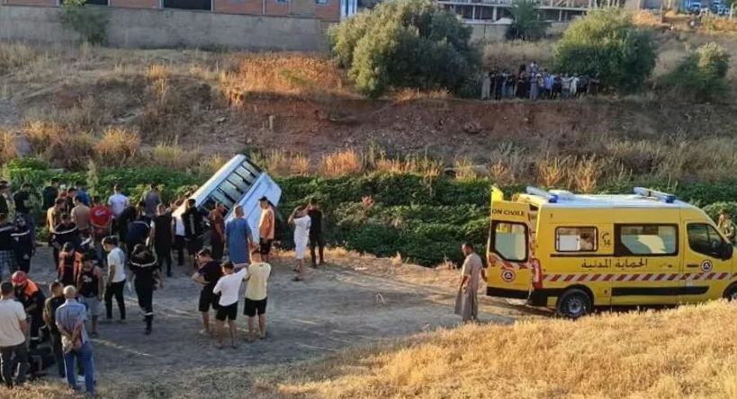6 وفيات و18 جريحا.. حصيلة انقلاب حافلة بولاية قسنطينة اليوم