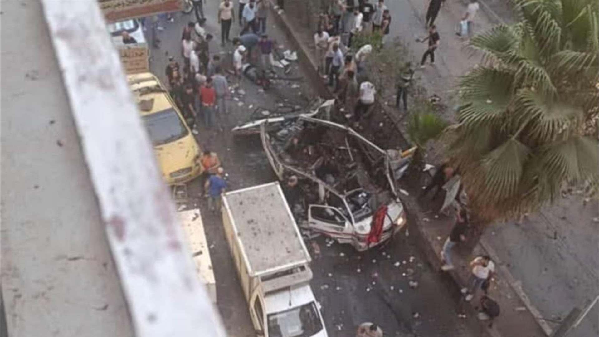 انفجار عبوة ناسفة بحافلة ركاب قرب دمشق