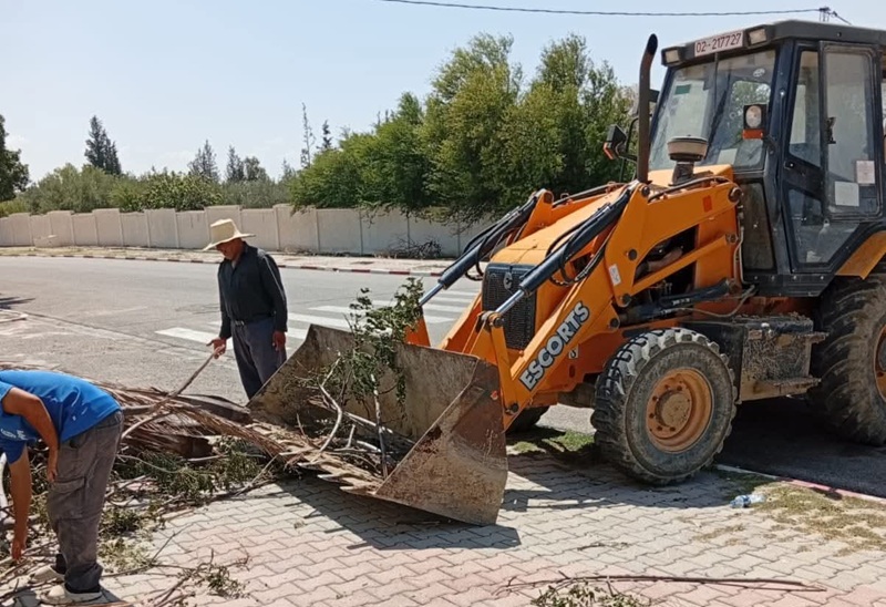 القيروان/ عين جلولة.. تواصل الاستعدادات لموسم الأمطار وتعزيز تدخلات النظافة