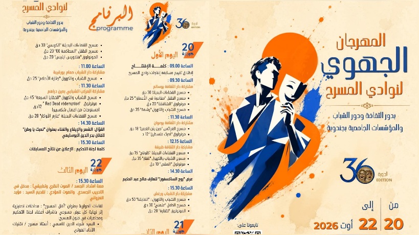 جندوبة تحتفي بالمسرح الشبابي في المهرجان الجهوي لنوادي المسرح