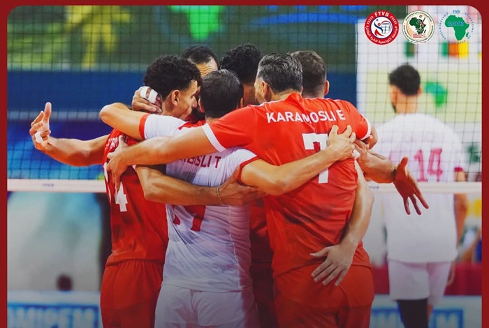 بطولة افريقيا للكرة الطائرة.. المنتخب الوطني يترشح للنهائي 