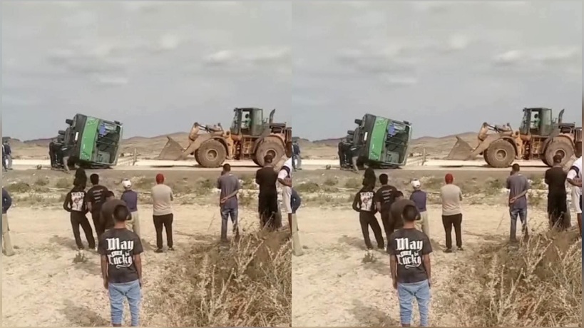  وفاة تلميذة وإصابة 6 آخرين في انقلاب حافلة مدرسية بالجريصة
