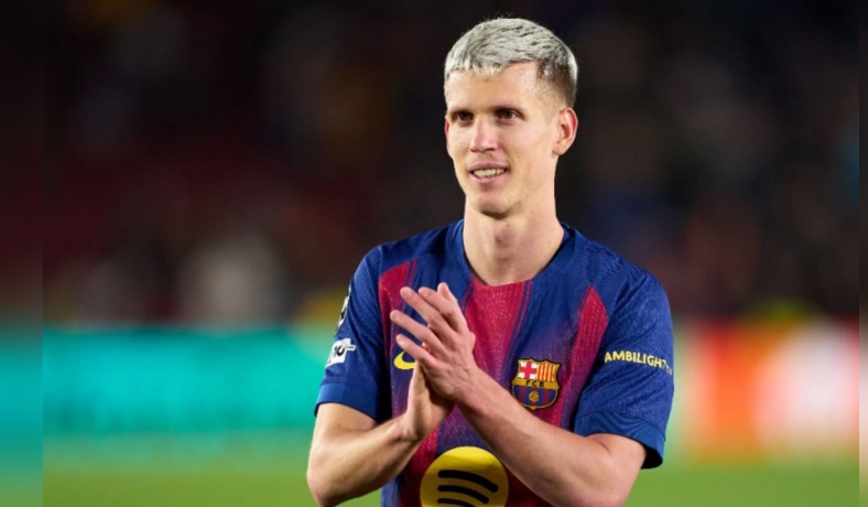نادي برشلونة يعلن إصابة داني أولمو 