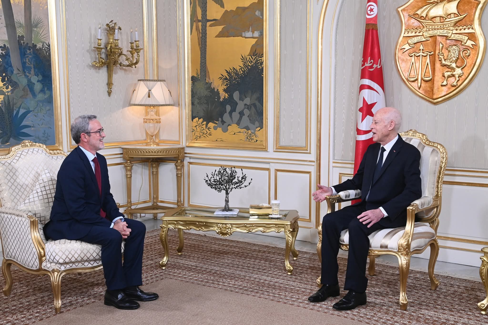   رئيس الجمهورية يستقبل سفير اسبانيا بتونس بمناسبة انتهاء مهامه